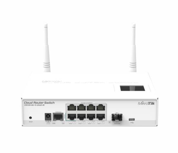 Комутатор MikroTik CRS109-8G-1S-2HnD-IN