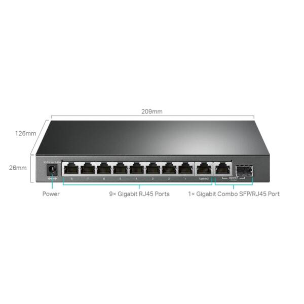 8-Port PoE+