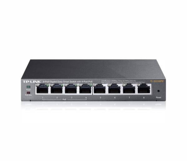 Комутатор TP-LINK TL-SG108PE